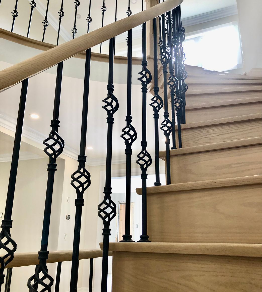 hardwood flooring down a hallway